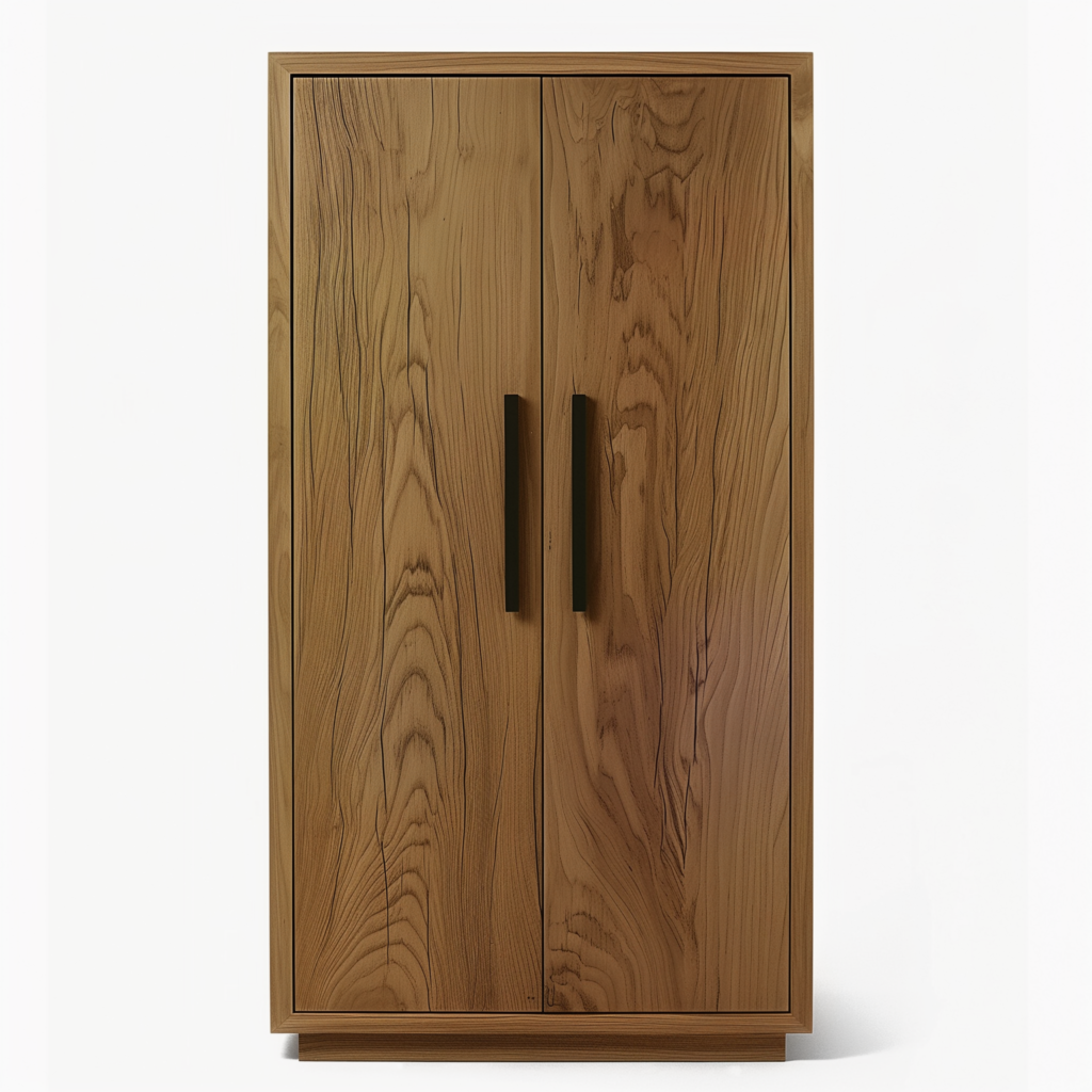 white oak cabinet, solid wood armoire