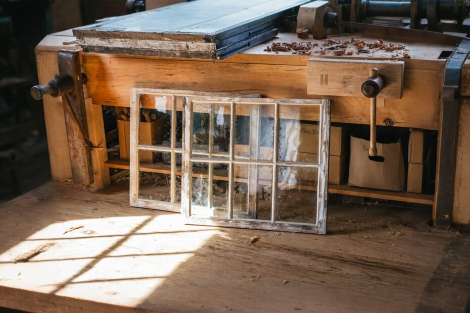 old wood sash windows in need of restoration