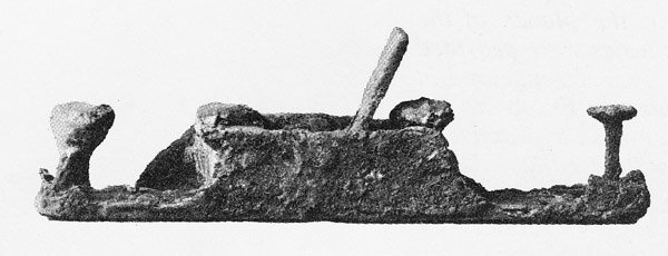 an ancient Roman hand plane unearthed