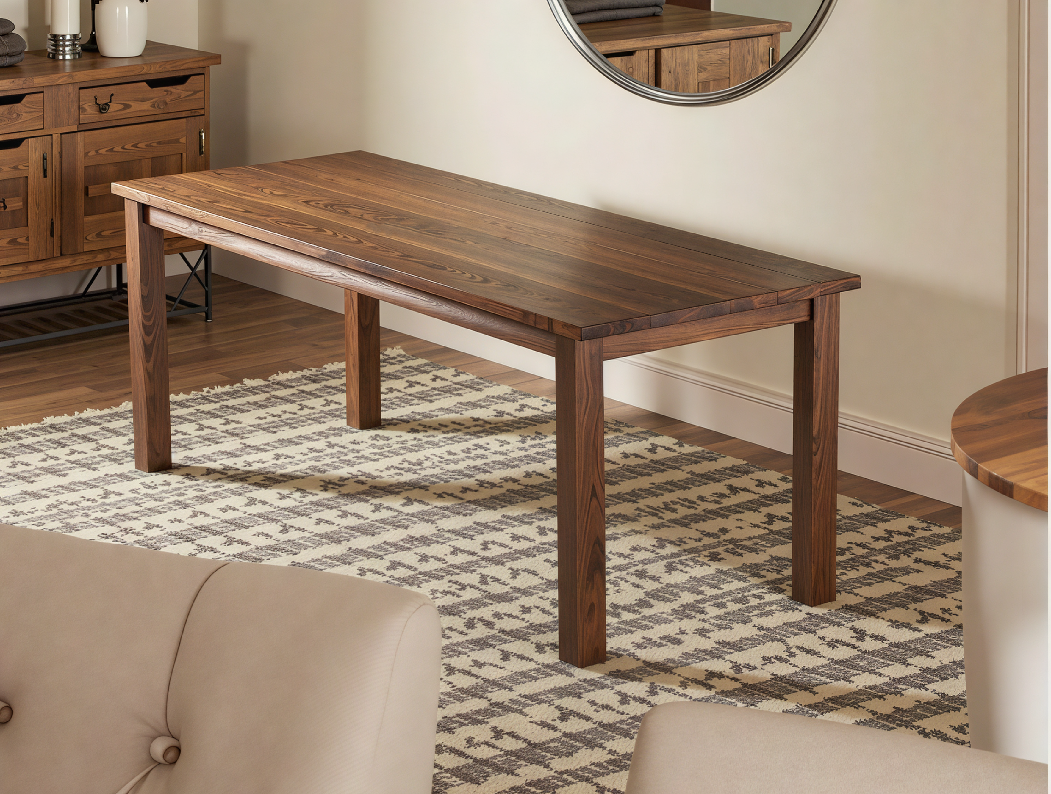 Hollister: Classic Solid Walnut Table - Image 2